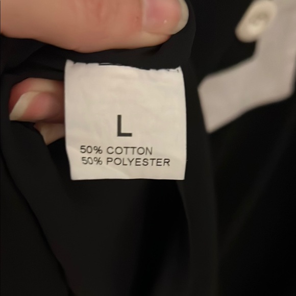 Pro LIND Black and White Asymmetrical Sleeveless Midi Dress - Picture 9 of 9